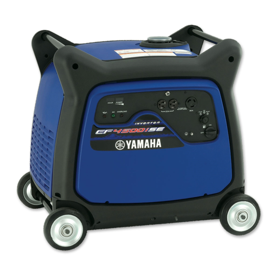 Yamaha EF4500iSE - Inverter Generator Manuals