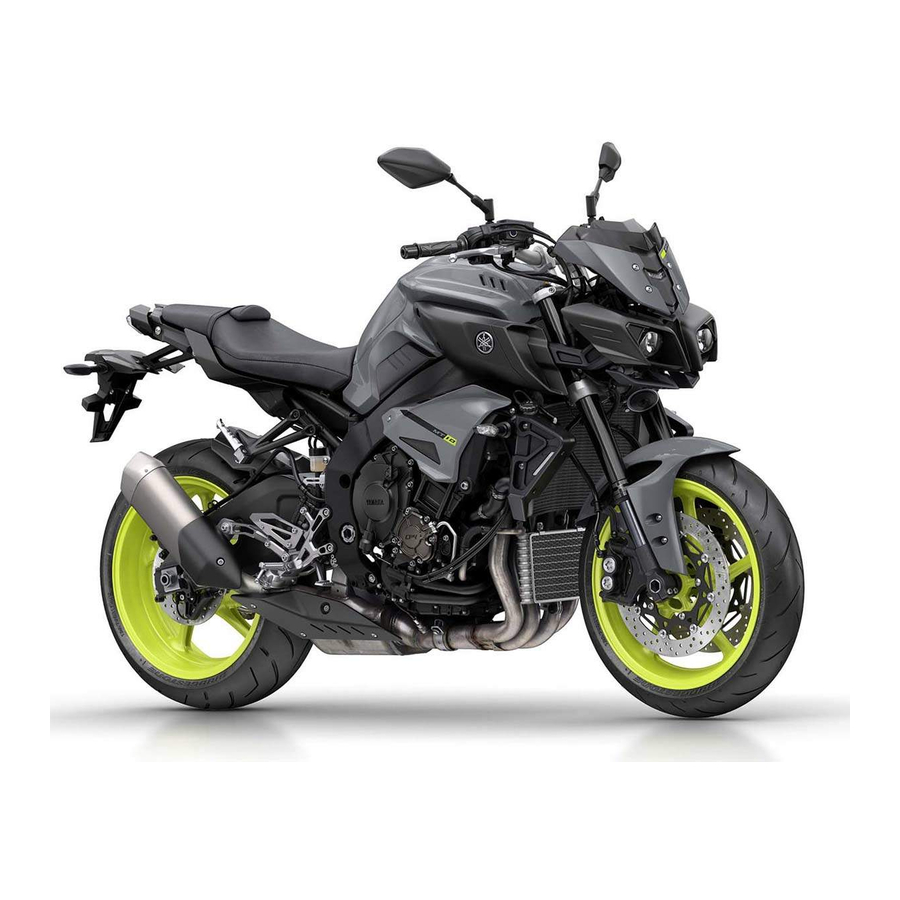 Yamaha MT 10 Manuals