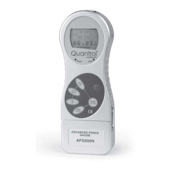 Dillon Quantrol AFG Series User Manual