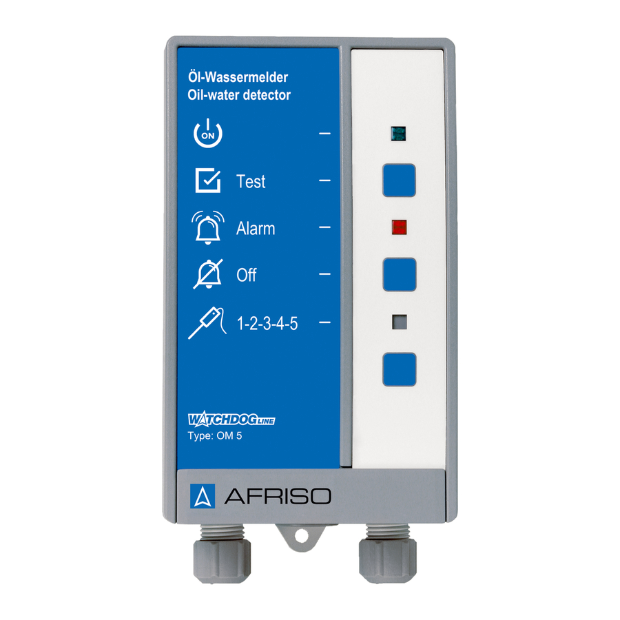 AFRISO OM 1 Operating Instructions Manual