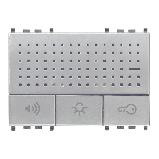 Vimar Eikon 20557 Installer Manual