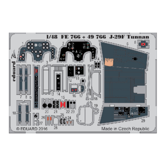 Eduard J-29F Tunnan Assembly Instructions