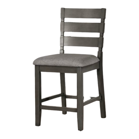 Furniture of America CM3716PC-2PK Assembly Instructions Manual