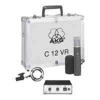 Harman AKG C 12 VR Quick Start Manual