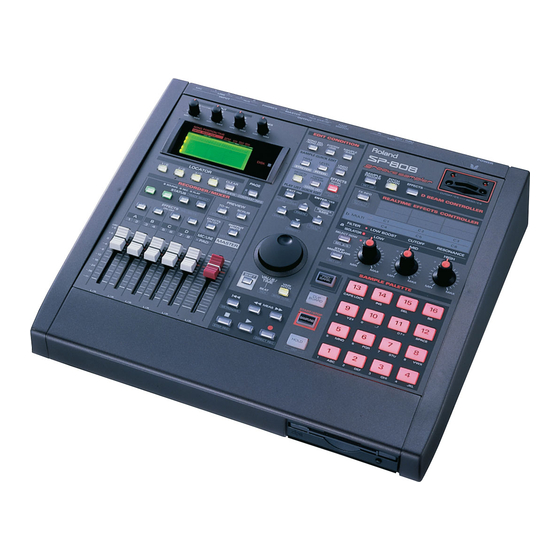 Roland SP-808 Manual