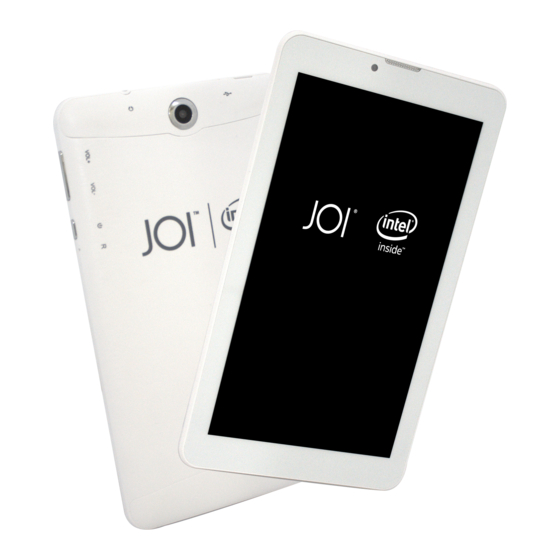 JOI 7 Tablet Manuals