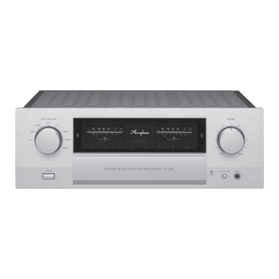 Accuphase E-350 Manuals