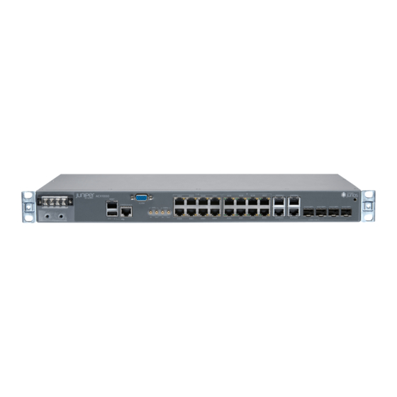 Juniper ACX1000 Quick Start Manual