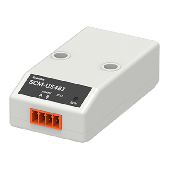 Autonics SCM-WF48 Manual