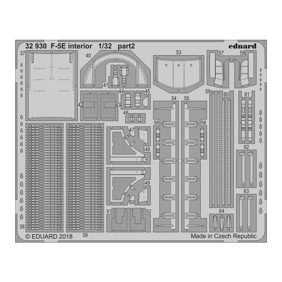 Eduard 32 930 Manual