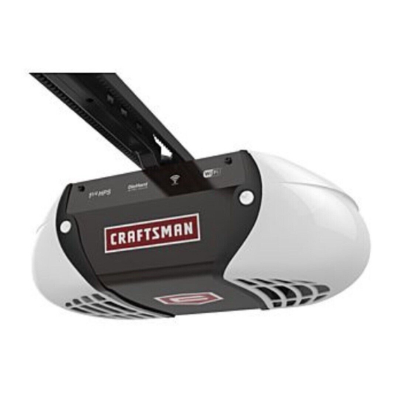 Crafstman 139.54931 Owner's Manual