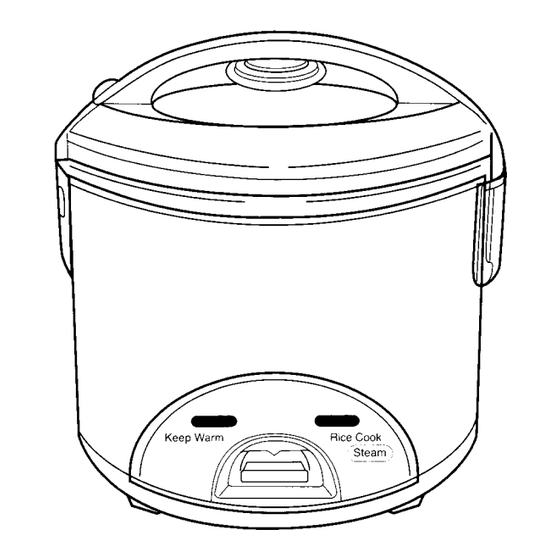 Panasonic SR-TE10NVO Operating Instructions Manual