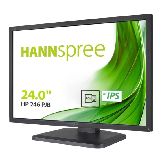 HANNspree HANNS-G HP246 Manuals