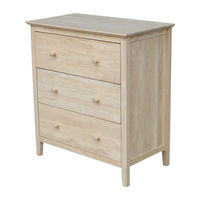 Whitewood Furniture BROOKLYN BD-8003 Assembly Instructions Manual