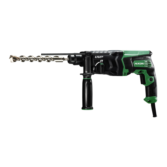 HIKOKI DH 26PC Handling Instruction