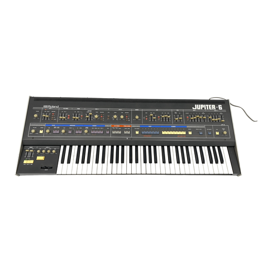 Roland Jupiter-6 Manual