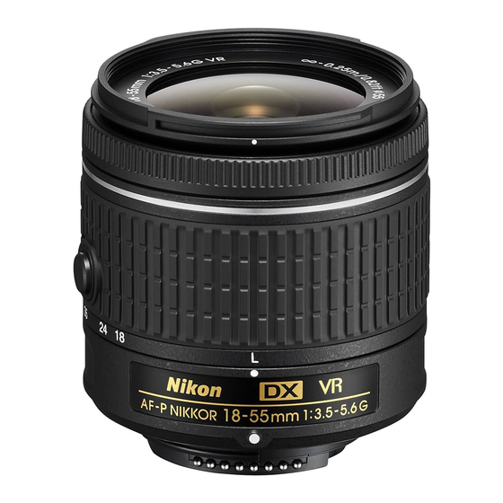 Nikon AF-S DX NIKKOR 18-55mm f/3.5-5.6G VR II User Manual
