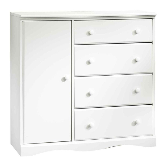Sauder Pogo 417146 Bedroom Chifforobe Manuals