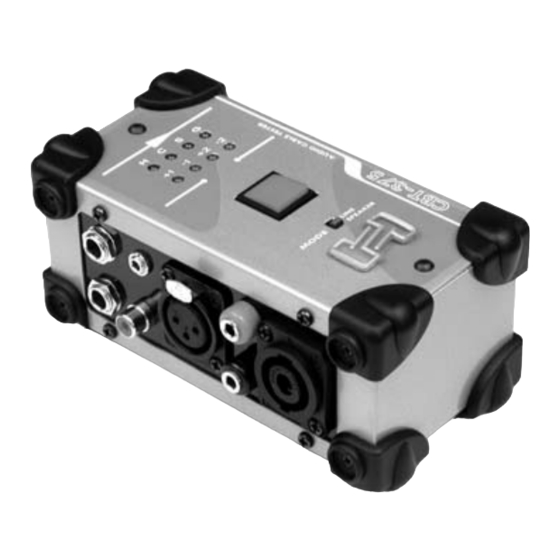 Hosa Technology CBT-375 Application Manual