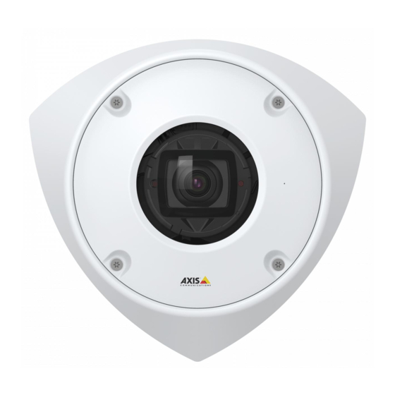 Axis Q9216-SLV Installation Manual