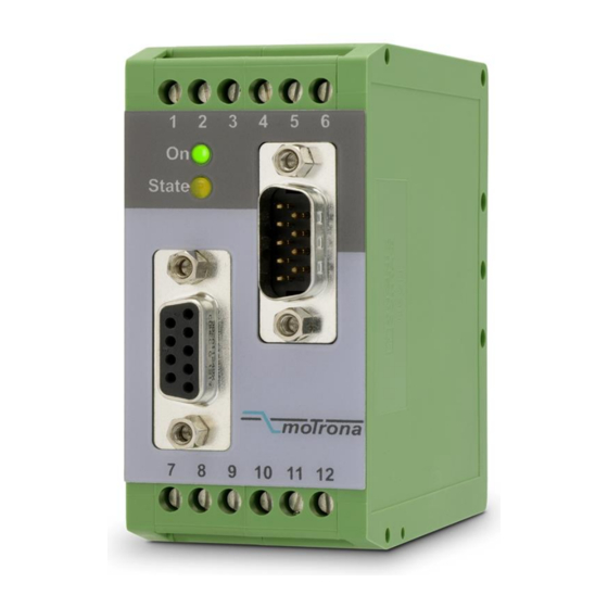 Motrona UF251 Operating Manual