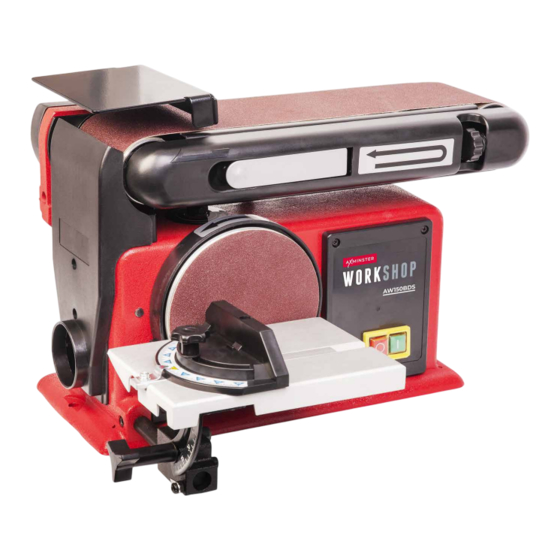 Axminster WORKSHOP AW150BDS Original Instructions Manual