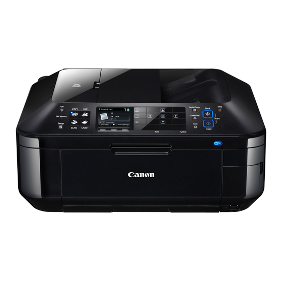 Canon PIXMA MX882 Series Getting Started