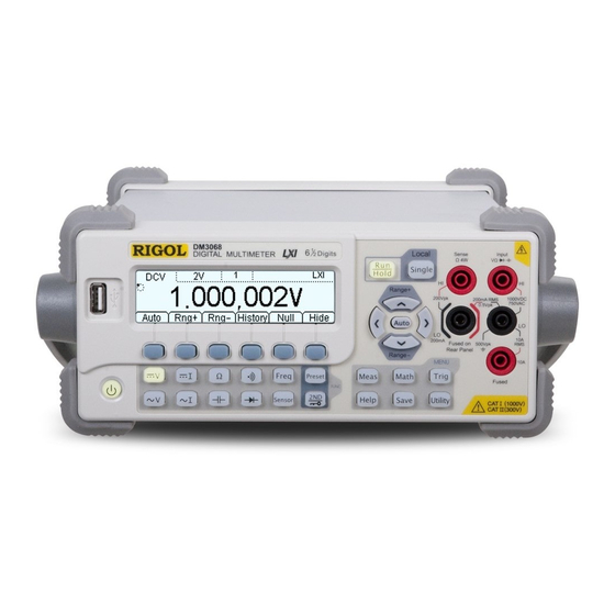 Rigol DM3068-OB User Manual