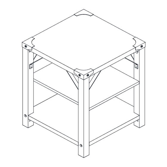 User Manuals: Flash Furniture ZG-035-GY-GG Side Table