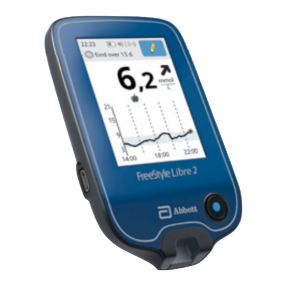Abbott FreeStyle Libre 2 Quick Reference Manual