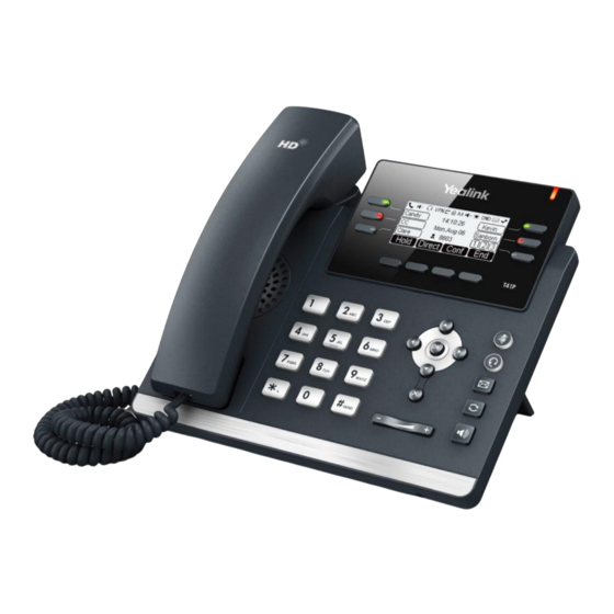 Yealink SIP-T4X Administrator's Manual