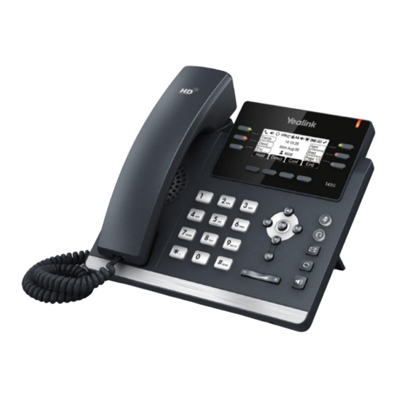 Yealink SIP-T4X Administration Manual