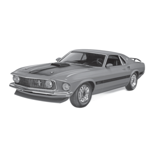REVELL '69 Mustang Super Cobra Jet User Manual