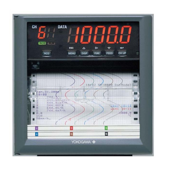 YOKOGAWA SR10000 SERIES USER MANUAL Pdf Download | ManualsLib