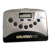 Sony Walkman WM-FX251 Operating Instructions