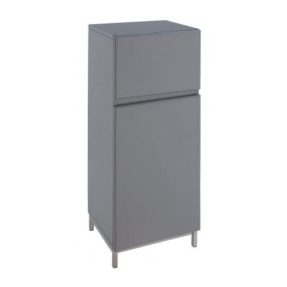 Argos Home Gloss Single Unit Grey 435/1652 Assembly Instructions Manual