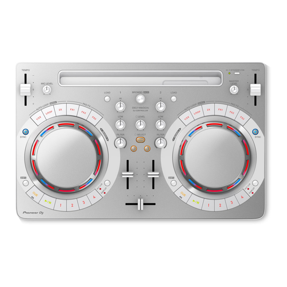 Pioneer DDJ-WeGO4-K Operating Instructions Manual