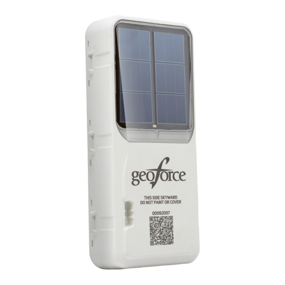 Geoforce GT2 Quick Start Manual