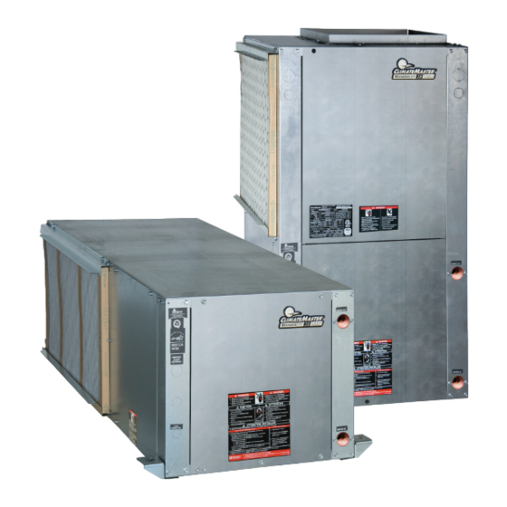 Nibe ClimateMaster Tranquility 30(SE) Series Installation, Operation & Maintenance Manual