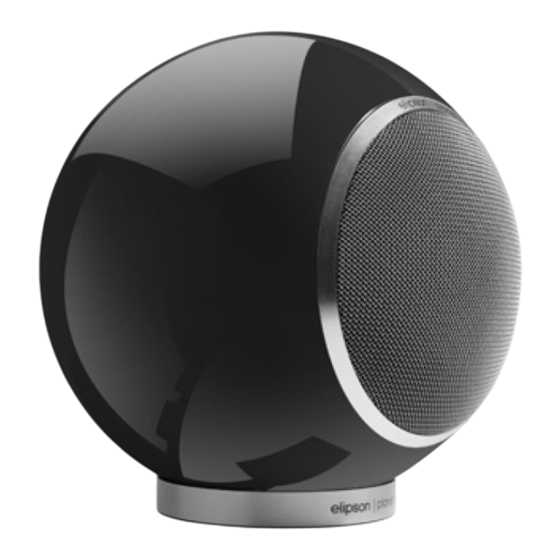 Elipson Planet L Performance Manual