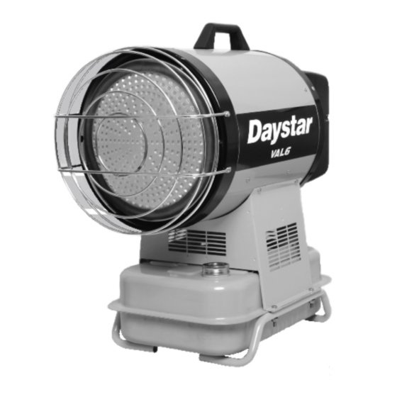 DayStar VAL 6 Radiant Heater Manuals