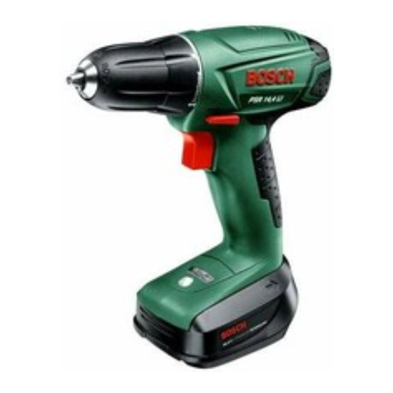Bosch PSR 14,4 LI Original Instructions Manual