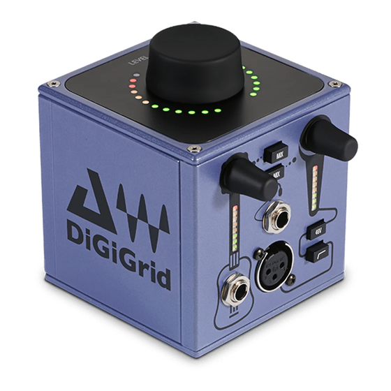 User Manuals: DiGiDrid Q Headphone Amplifier
