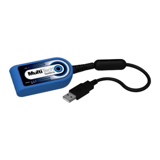 Multitech QuickCarrier USB-D MTD-MNA1 Manuals