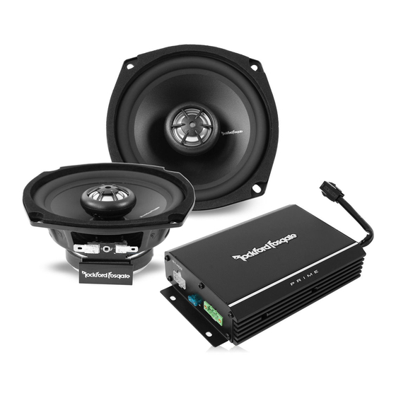 Rockford Fosgate Prime R1-HD2-9813 Manual