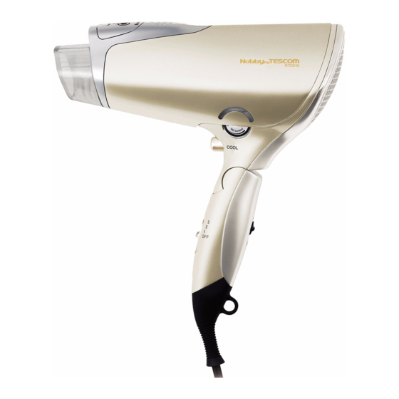 Tescom Nobby NTCD40 Manual