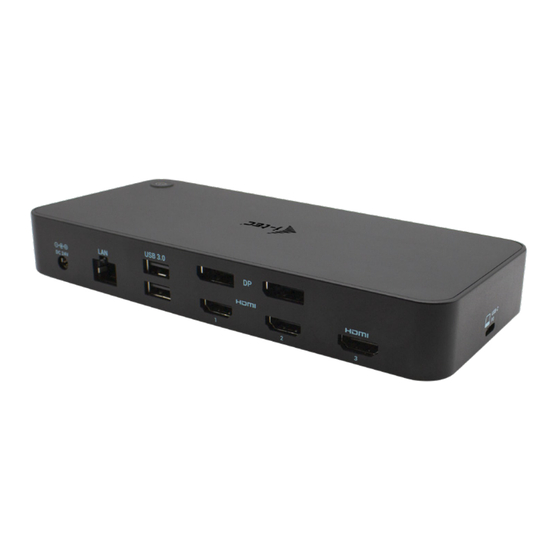 i-tec CATRIPLEDOCKPDPRO User Manual