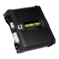 Ground Zero GZCA 1.2K-SPL Owner's Manual