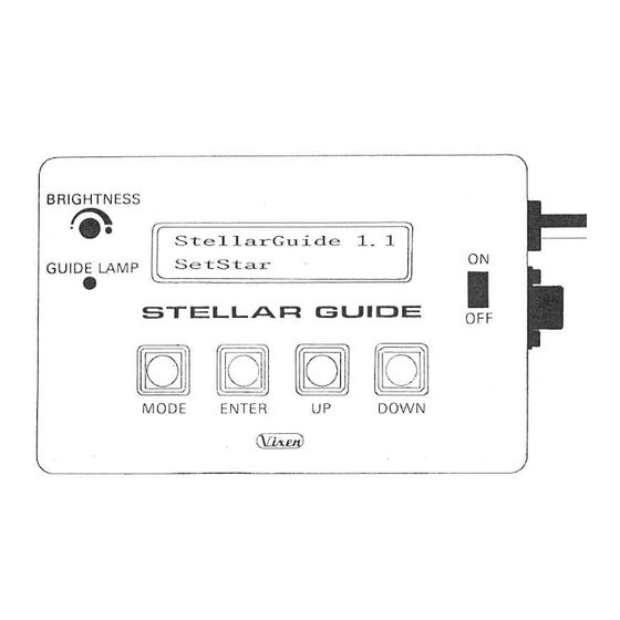 Vixen Stellar Guide User Manual