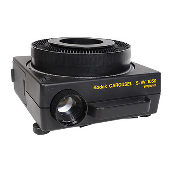 Kodak Carousel S-AV 1050 Manuals